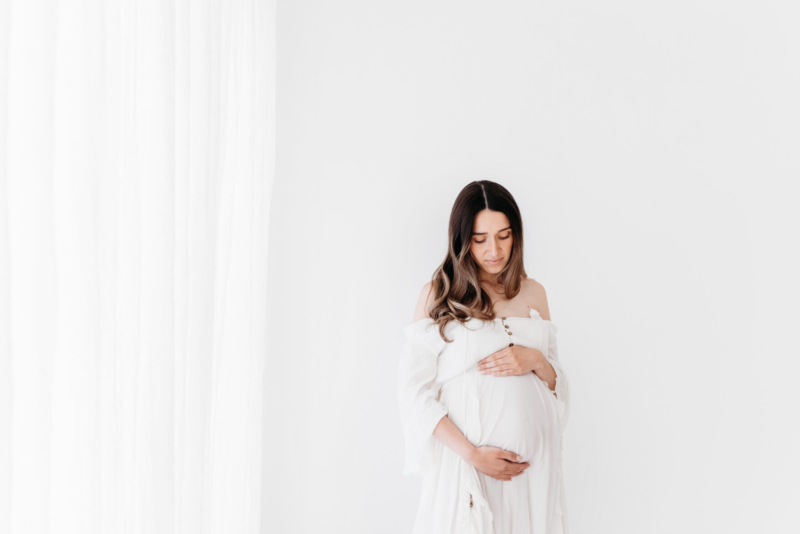 Pregnant mother on her maternity photoshoot in Cheshire